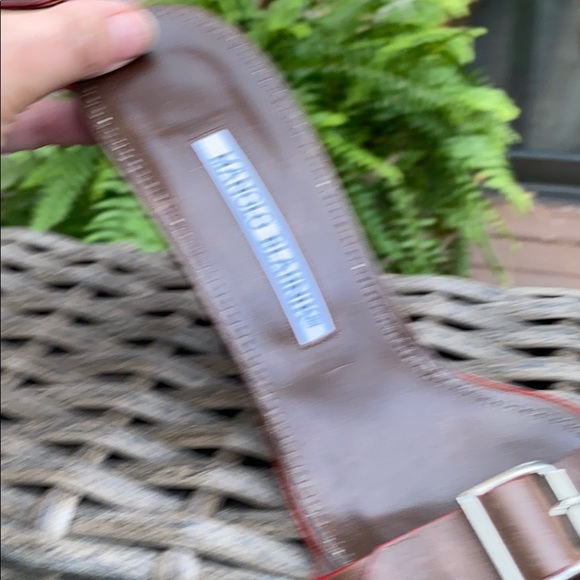 Manolo Blahnik brown leather Sandalsstrap buckles - Picture 6 of 9